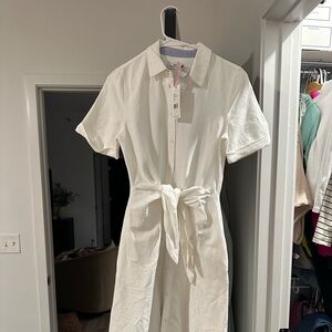 New with tag linen tie front dress.